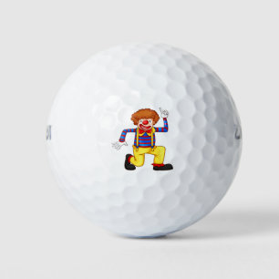 Cute clown golf balls