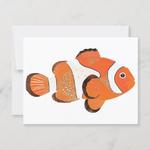 Cute Clownfish Postcard