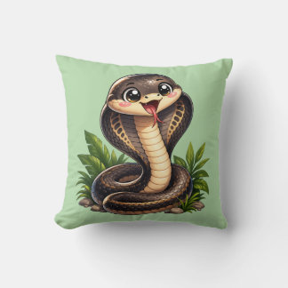 Cute Cobra Snake Kawaii Cushion Pillow
