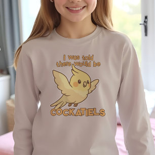 Cute Cockatiel Kawaii Yellow Pet Bird I Was Told Tri-Blend Shirt
