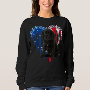 Cute Cocker Spaniel Dog Usa Heart America 4th Of J Sweatshirt
