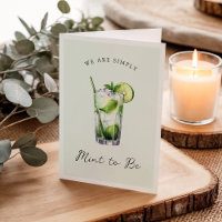 Cute Cocktail Pun Anniversary Card