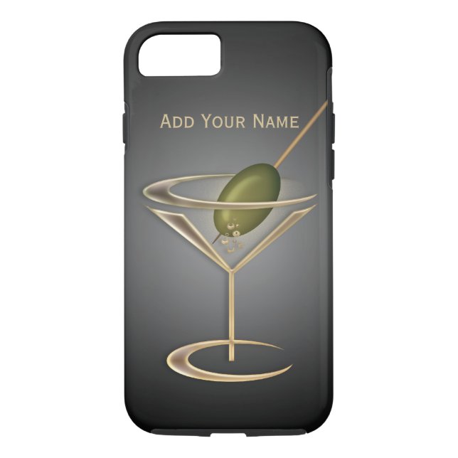 Cute Cocktails Personalised Case-Mate iPhone Case (Back)