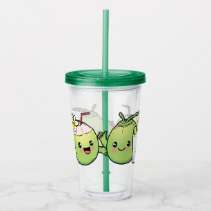 Cute Coconuts Acrylic Tumbler