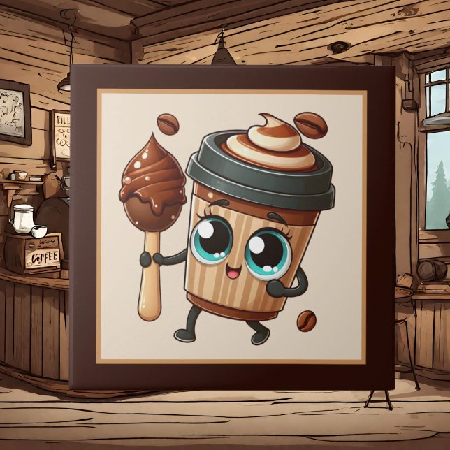 Cute coffee bar , shop or Coffee themed kitchen  Tile (Creator Uploaded)