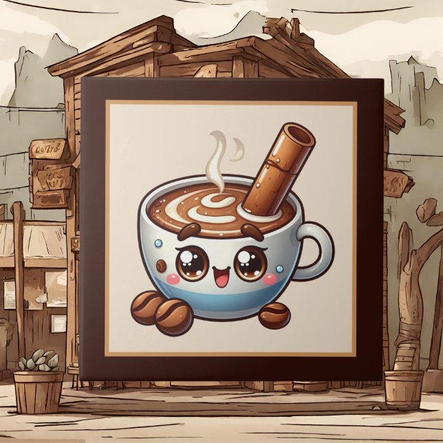 Cute coffee bar , shop or Coffee themed kitchen  Tile (Creator Uploaded)