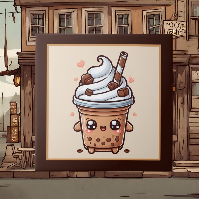 Cute coffee bar , shop or Coffee themed kitchen  Tile (Creator Uploaded)