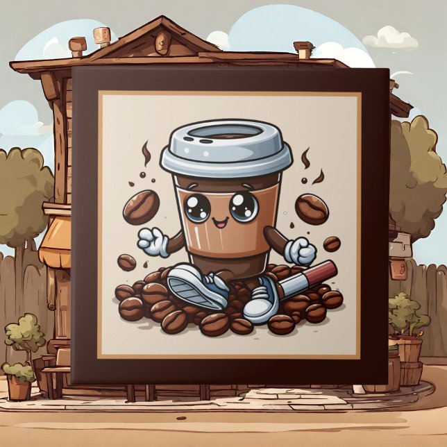 Cute coffee bar , shop or Coffee themed kitchen  Tile (Creator Uploaded)