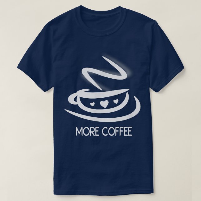 Cute Coffee Cup  T-Shirt (Design Front)