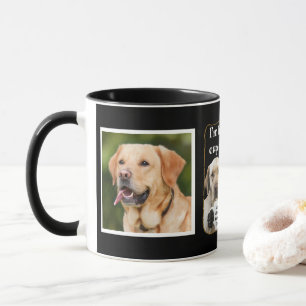 Cute coffee-drinking Labrador custom Mug