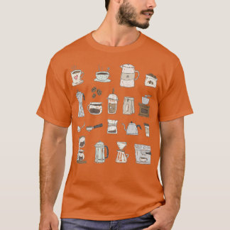 Cute Coffee Shop Art Barista T-Shirt