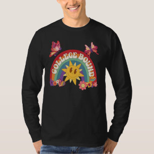 Cute College Bound Student Pride 70's Groovy Hippy T-Shirt
