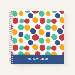 Cute Colorful Abstract Pattern Sketch Notebook