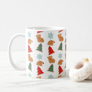 Cute Colorful Cookies Pattern Christmas Kids Coffee Mug