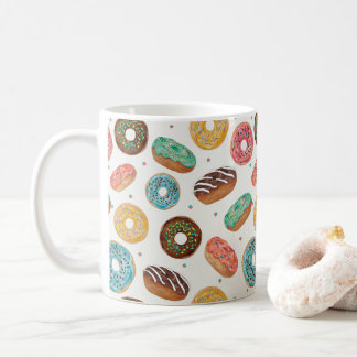 Cute colorful Donut Print Mug