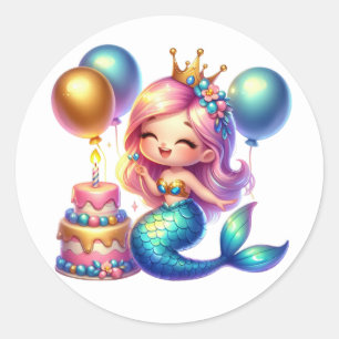 Cute Colorful Mermaid Stickers