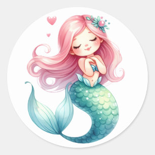 Cute Colorful Mermaid Stickers