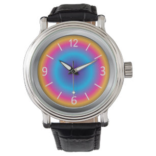 Cute & Colorful Shaded Simulated Neon Watch