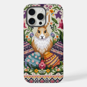 Cute/Colorful Spring/Easter fair isle  iPhone 15 Pro Max Case
