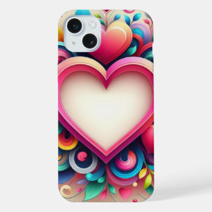 Cute colorful Valentines day iPhone / iPad case
