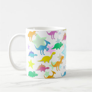 Cute Colour Dinosaurs Mug
