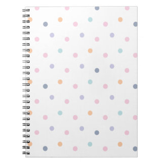 Cute Colour Dotsn Seamless Pattern Notebook
