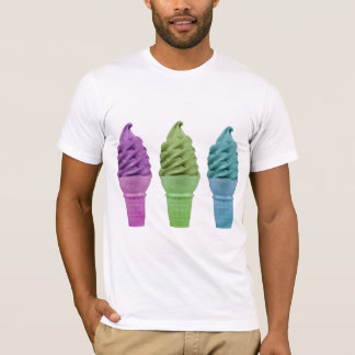 Cute Colour Ice Cream Cones T-Shirt
