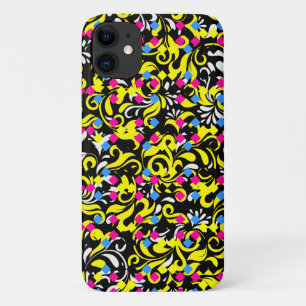 Cute colourful abstract floral Case-Mate iPhone case