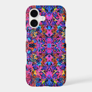 Cute colourful abstract floral patterns