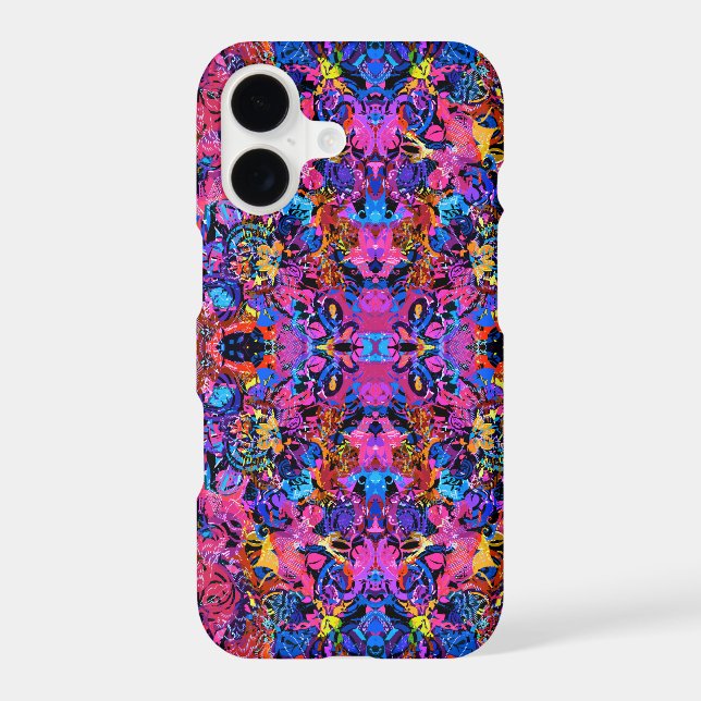 Cute colourful abstract floral patterns (Back)