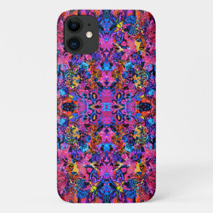 Cute colourful abstract floral patterns Case-Mate iPhone case