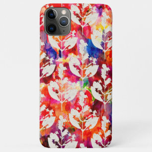 Cute colourful abstract leaves patterns Case-Mate iPhone case