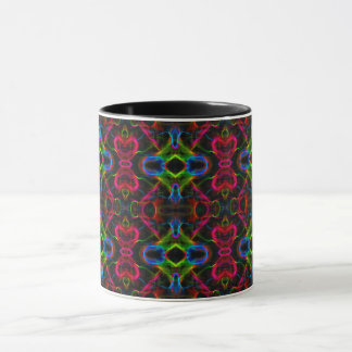 Cute colourful abstract lines mug