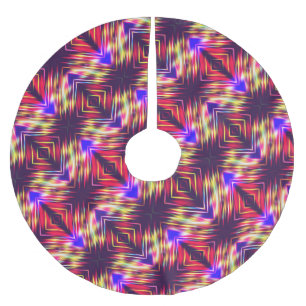 Cute colourful abstract lines throw pillow iPhone Brushed Polyester Tree Skirt