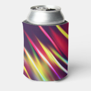 Cute colourful abstract lines throw pillow iPhone Can Cooler