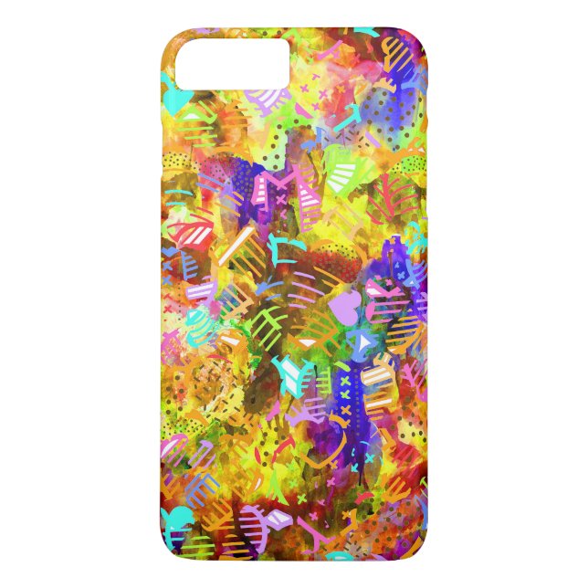 Cute colourful abstract paint Case-Mate iPhone case (Back)