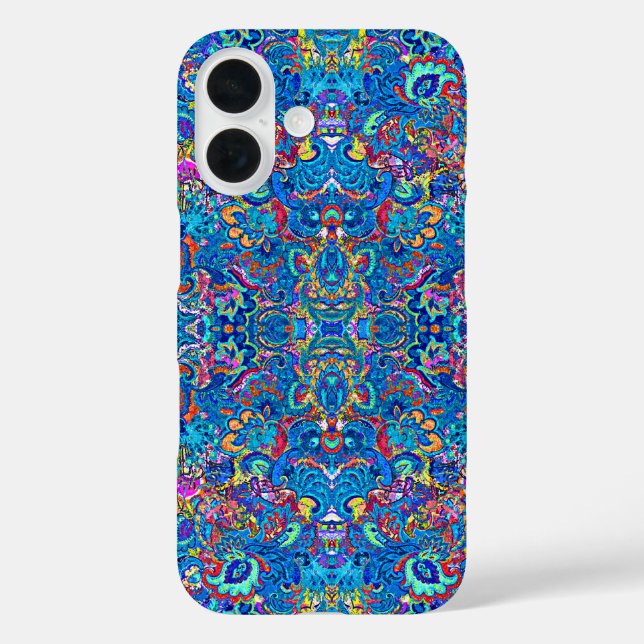Cute colourful abstract painting flowers Case-Mate iPhone case (Back)