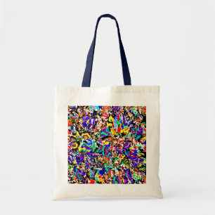 Cute colourful abstract painting iPad air case Tote Bag
