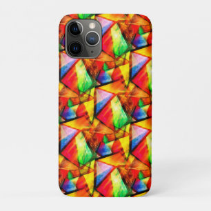 Cute colourful abstract seamless triangles pattern Case-Mate iPhone case