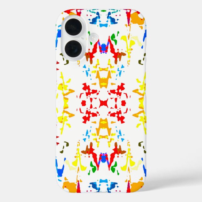 Cute colourful abstract splatter  Case-Mate iPhone case (Back)
