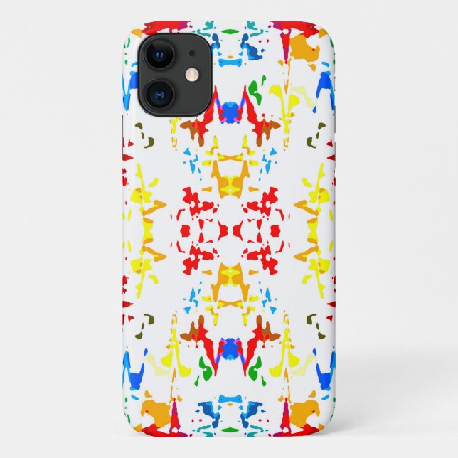 Cute colourful abstract splatter  Case-Mate iPhone case (Back)