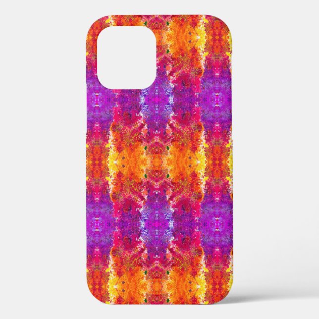 Cute colourful abstract splatter paint Case-Mate iPhone case (Back)