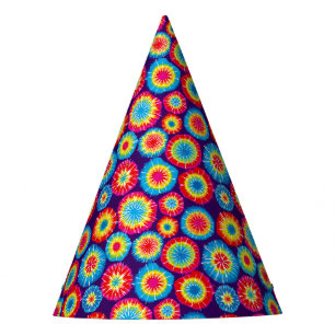 Cute colourful abstract suns patterns party hat