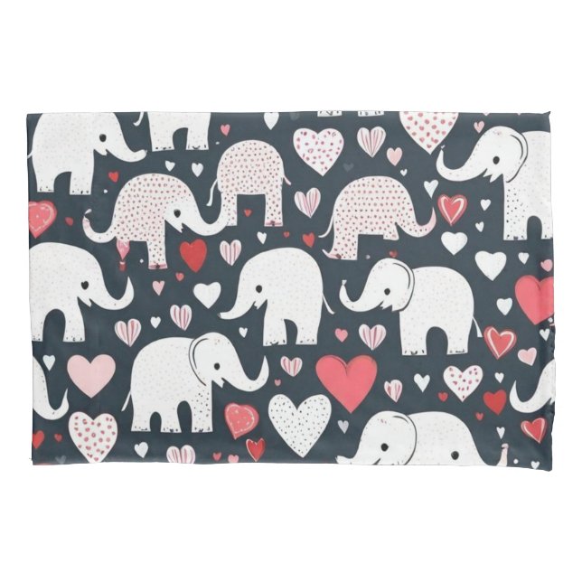 Cute colourful angels pillow case (Front)