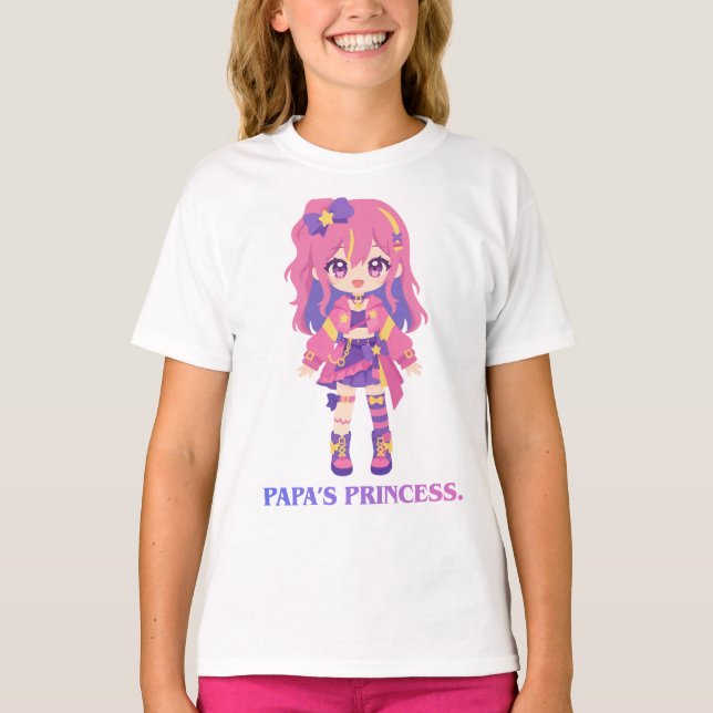 Cute & Colourful Anime Character Kids Tee (Front)