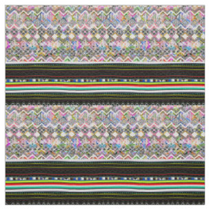 Cute colourful aztec tribal patterns fabric