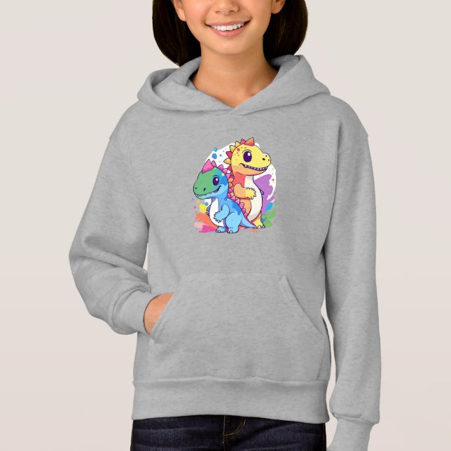Cute Colourful Baby Dinosaur Design (Front)