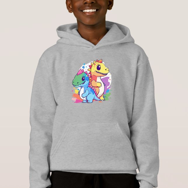 Cute Colourful Baby Dinosaur Design (Front)