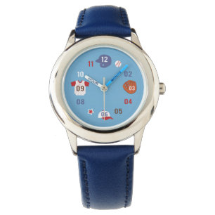 Cute Colourful Baseball Theme Watch