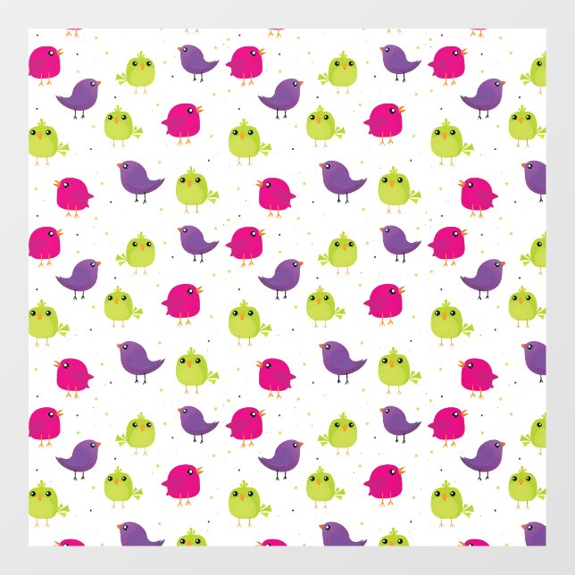 Cute colourful birds   (Sheet)